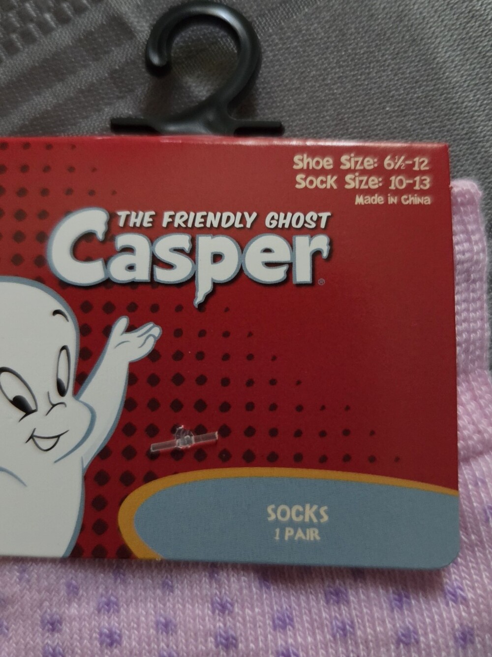 Halloween Casper Graphic Crew Socks - Picture 3 of 3